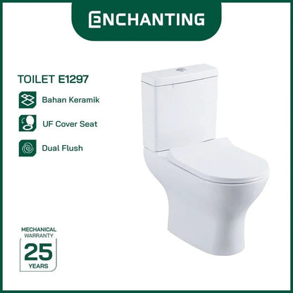 Toilet / Kloset Duduk Europe Enchanting E1297 Bergaransi