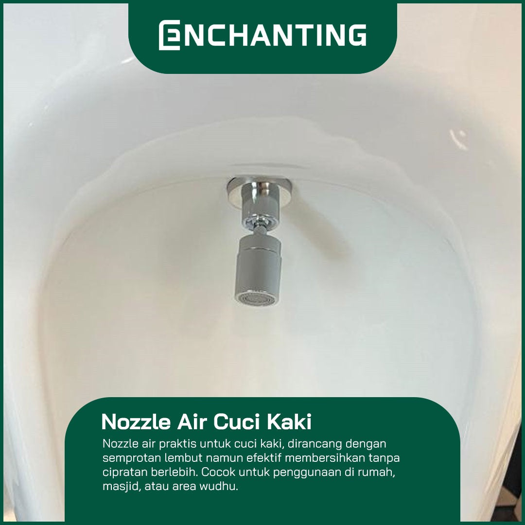 ENCHANTING Wastafel & Pencuci Kaki Standing Wudhu Basin Complete dengan Keran Washtafel Cuci tangan material Ceramic White E1377 / E1379 Bergaransi