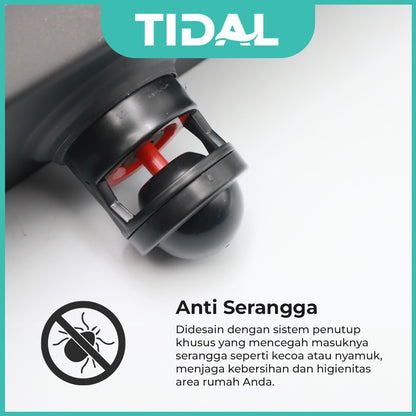 TIDAL Smart Long Floor Drain Saringan Got Stainless Steel Panjang 60cm TD151