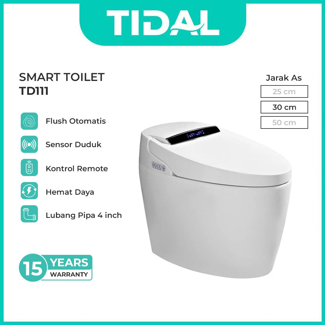 Smart Toilet / Kloset Duduk Full Automatic System Tidal TD111