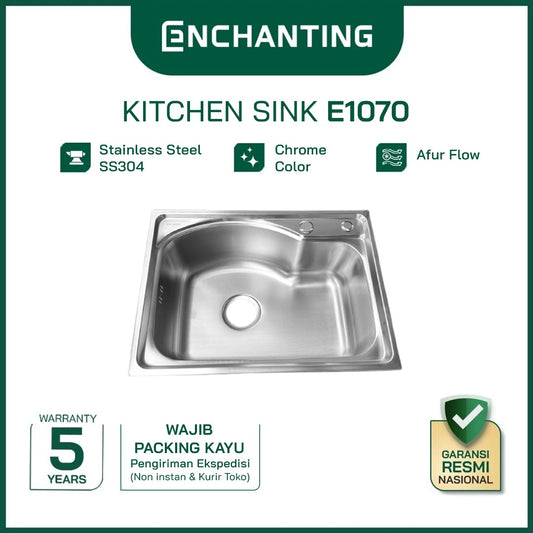 Kitchen Sink Dapur/ Bak Cuci Piring Europe Enchanting E1070