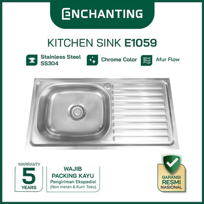 Kitchen Sink Dapur / Bak Cuci Piring Europe Enchanting E1059