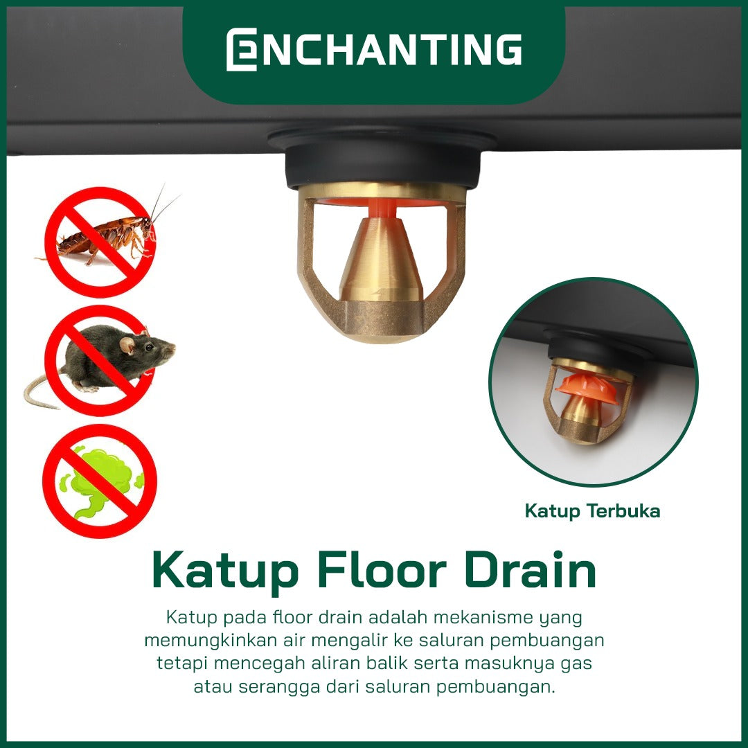 Smart Long Floor Drain Saringan Got Europe Enchanting D09 Panjang 60cm