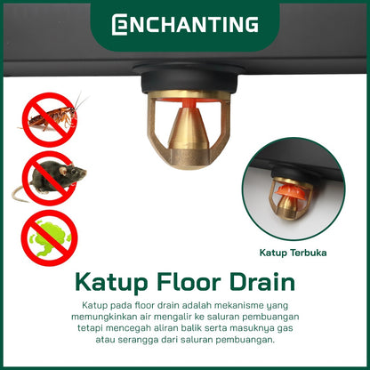 Smart Long Floor Drain Saringan Got Europe Enchanting D09 Panjang 60cm
