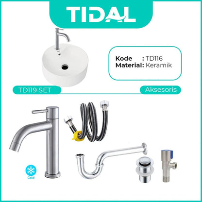 Wastafel Meja Cuci Tangan Keramik Europe Enchanting TD116