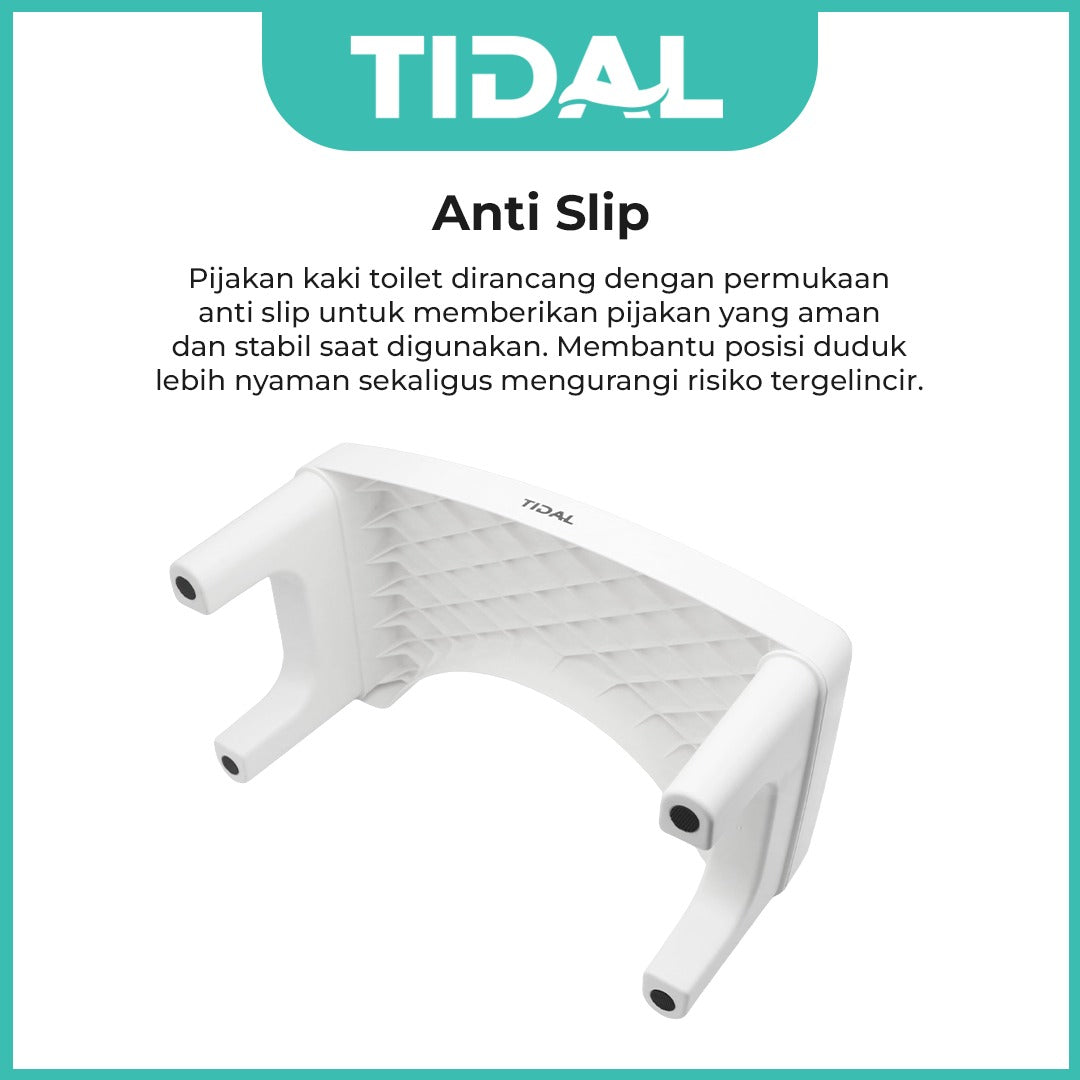 TIDAL Kursi Bangku Pijakan Kaki Toilet / Kloset Duduk Tidal TD157