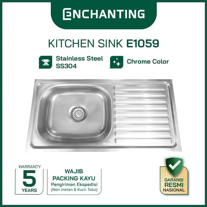 Kitchen Sink Bak Tempat Cuci Piring E1059 Bergaransi