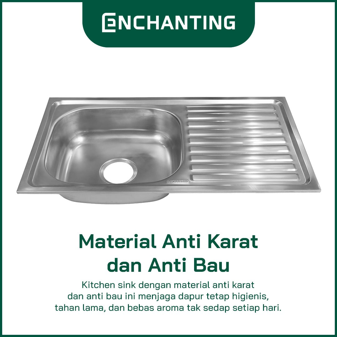 Kitchen Sink Bak Tempat Cuci Piring E1059 Bergaransi