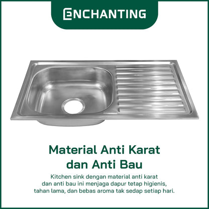 Kitchen Sink Bak Tempat Cuci Piring E1059 Bergaransi