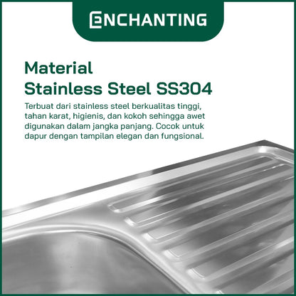 Kitchen Sink Bak Tempat Cuci Piring E1059 Bergaransi