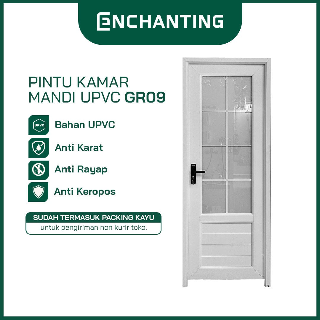 ENCHANTING Set Pintu Rumah UPVC Modern Minimalist Europe Enchanting GR Series