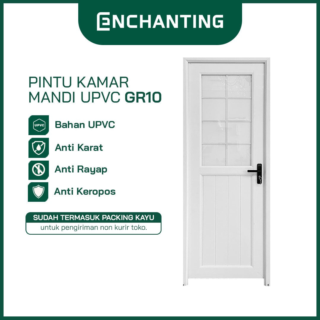 ENCHANTING Set Pintu Rumah UPVC Modern Minimalist Europe Enchanting GR Series