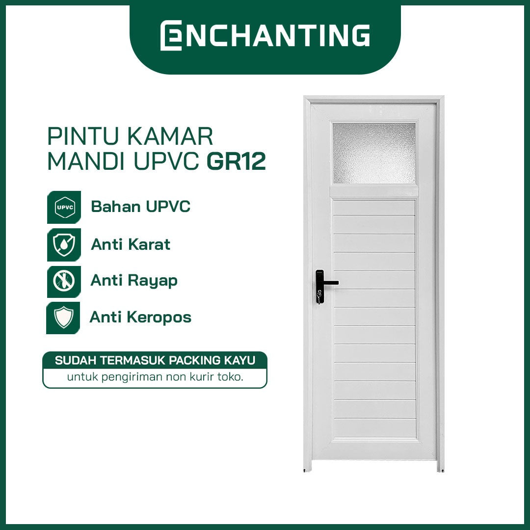 ENCHANTING Set Pintu Rumah UPVC Modern Minimalist Europe Enchanting GR Series