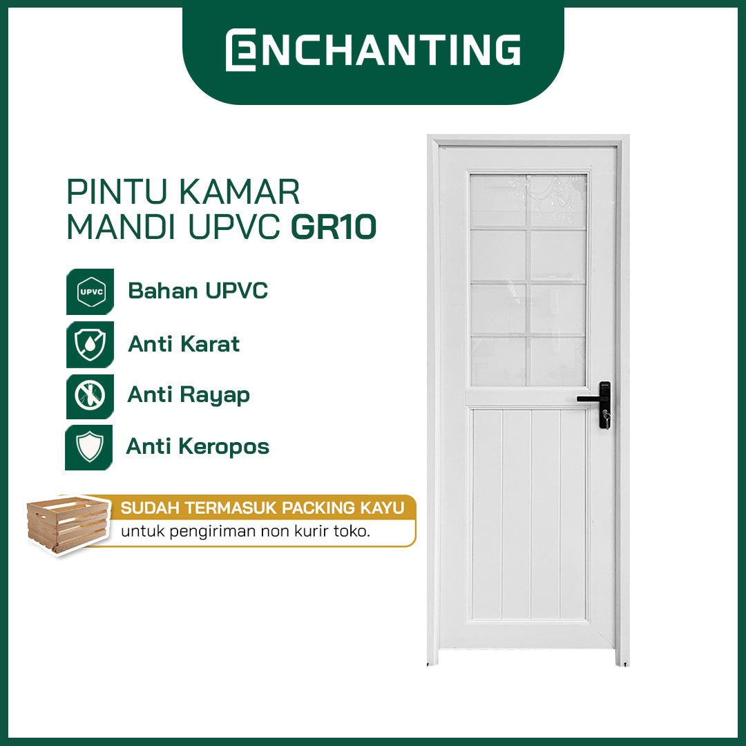 ENCHANTING Set Pintu Rumah UPVC Modern Minimalist Europe Enchanting GR Series