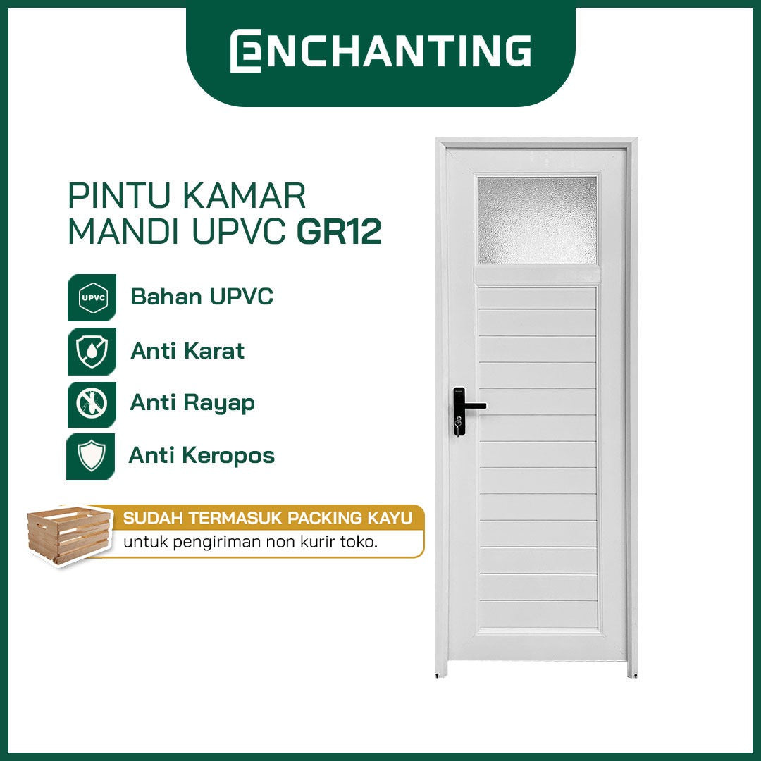 ENCHANTING Set Pintu Rumah UPVC Modern Minimalist Europe Enchanting GR Series