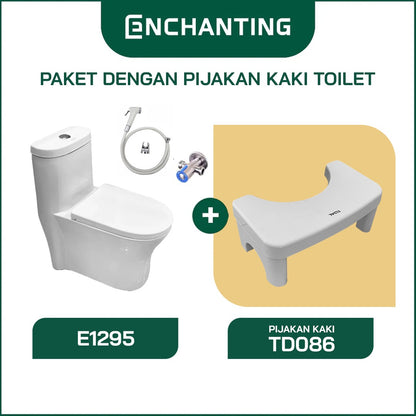 Toilet / Kloset Duduk Enchanting Siphonic Soft Close As 30 E1295