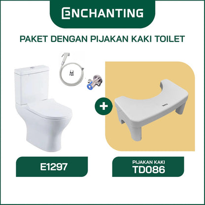Toilet / Kloset Duduk Europe Enchanting E1297 Bergaransi