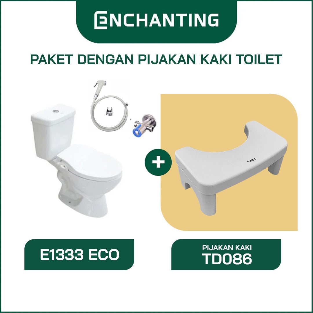 Toilet / Kloset Duduk Europe Enchanting E1333Eco