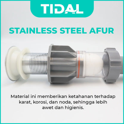 Afur + Selang Saluran Pembuangan Air Wastafel TIDAL TD070