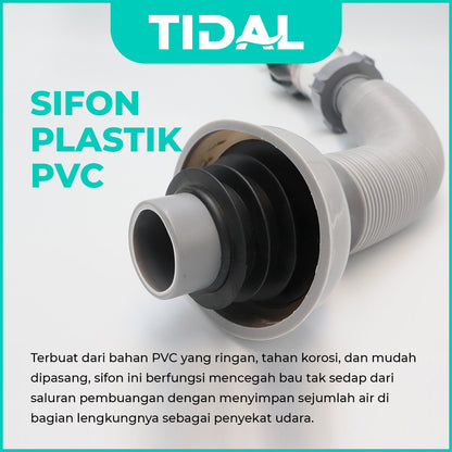 Afur + Selang Saluran Pembuangan Air Wastafel TIDAL TD070