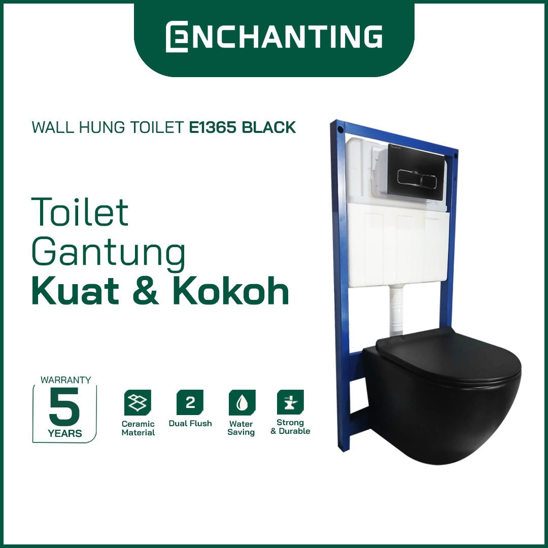 Wall Hung Toilet / Kloset Duduk Gantung Europe Enchanting E1365