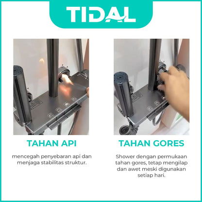 Paket Shower Tiang Set Mandi Lengkap Tidal TD189 Modern Minimalis