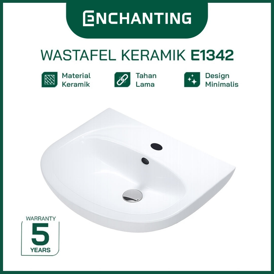 Set Wastafel Keramik Europe Enchanting E1342SET