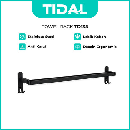 Rak Tempat Handuk Stainless Tidal TD138