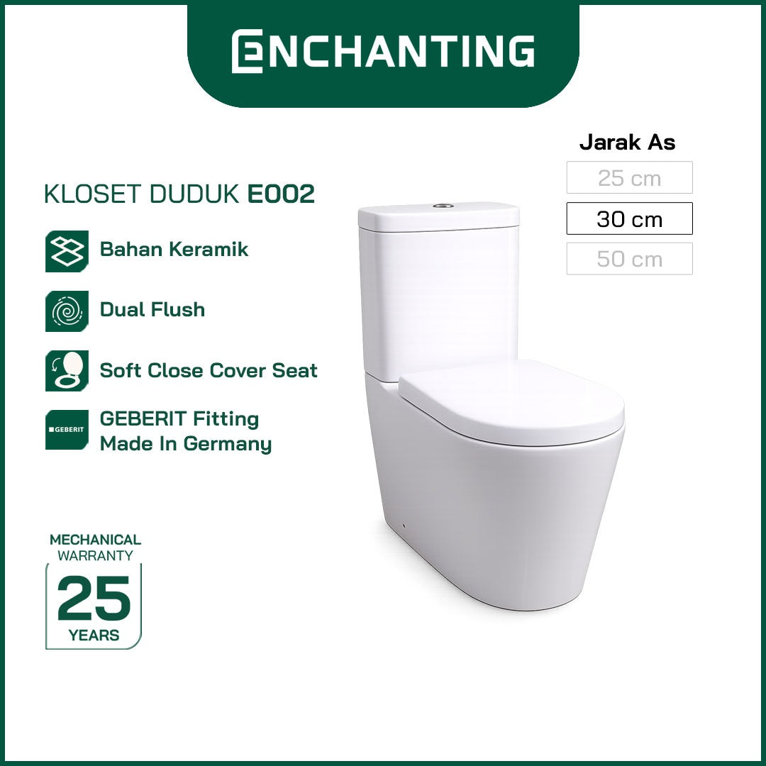 Toilet / Kloset Duduk Europe Enchanting E002