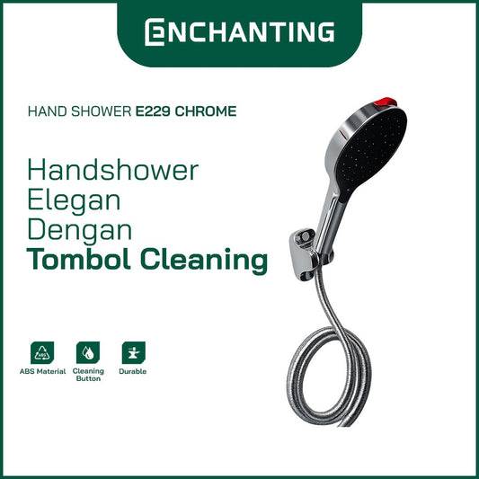 ENCHANTING Hand Shower Kamar Mandi Kepala Shower 3 Mode Air Material ABS E224 E230 E229