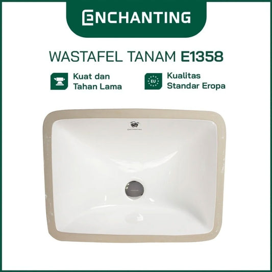 Wastafel Tanam Meja Kamar Mandi Europe Enchanting Enchanting E1358