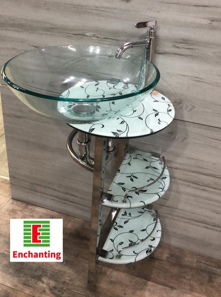Wastafel Cuci Tangan Kaca Minimalis Enchanting high luxury E225