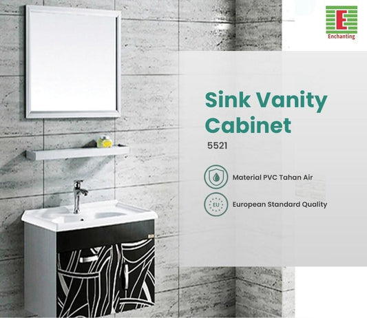 Wastafel Cabinet Europe Enchanting PVC Waterproof 5521