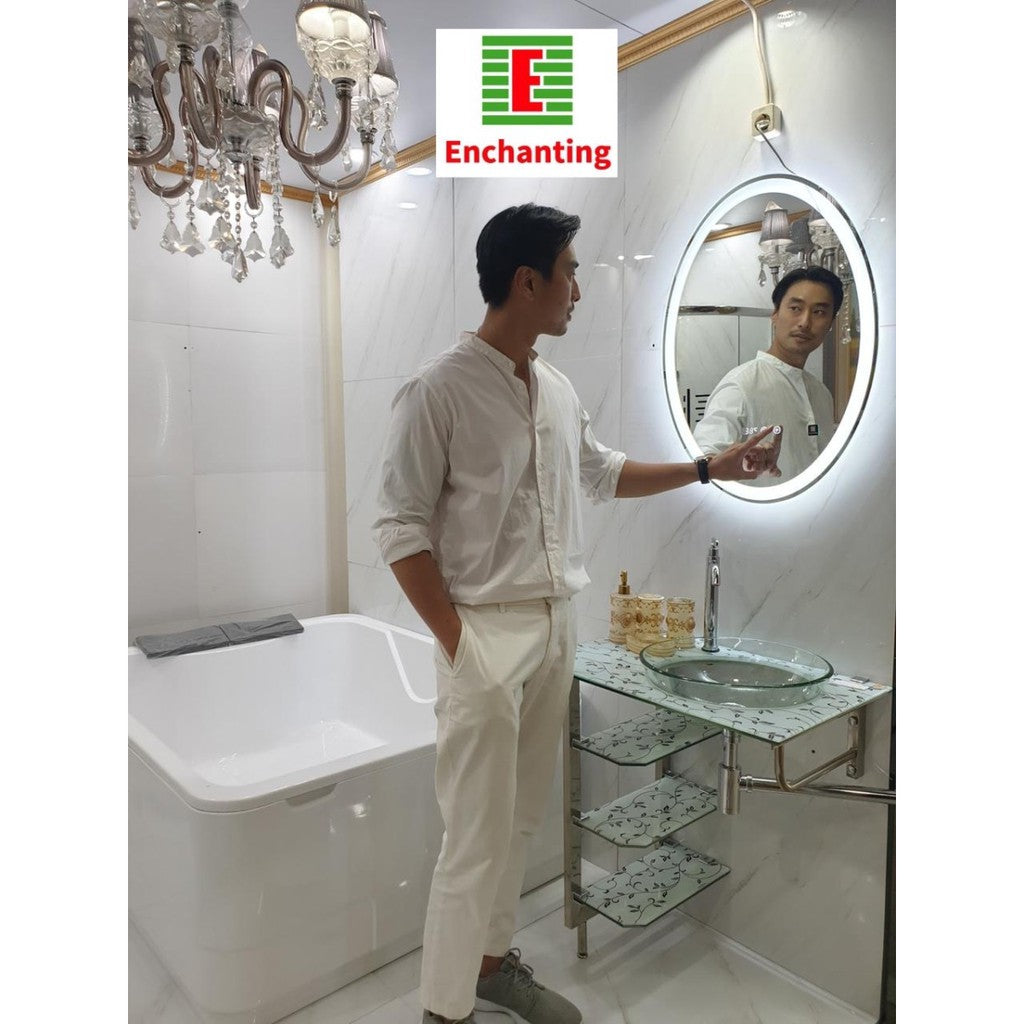 Cermin Mirror LED Kamar Mandi Europe Enchanting Luxury L07