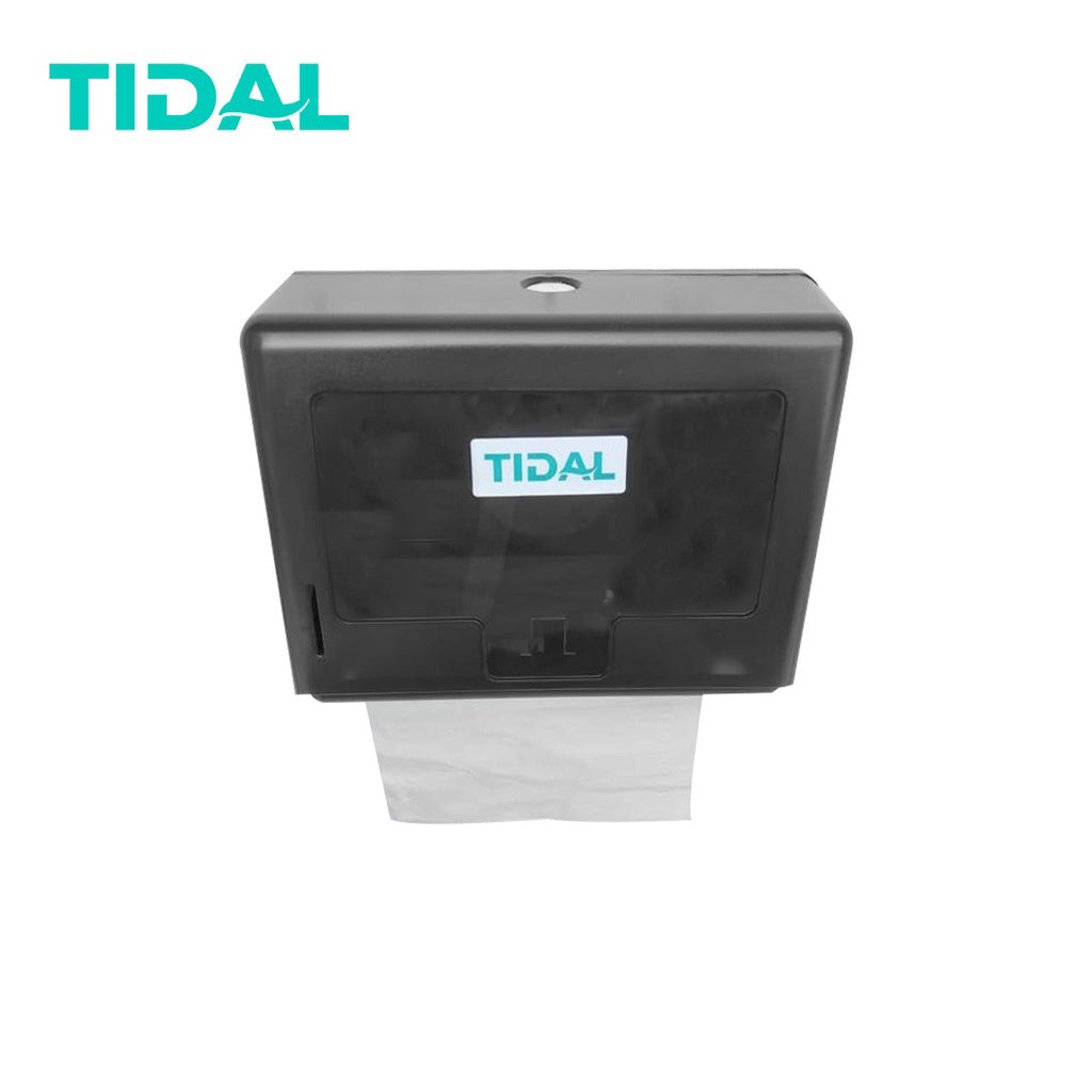 Paper Holder Tempat Tissue Kamar Mandi Hitam Tidal TD034