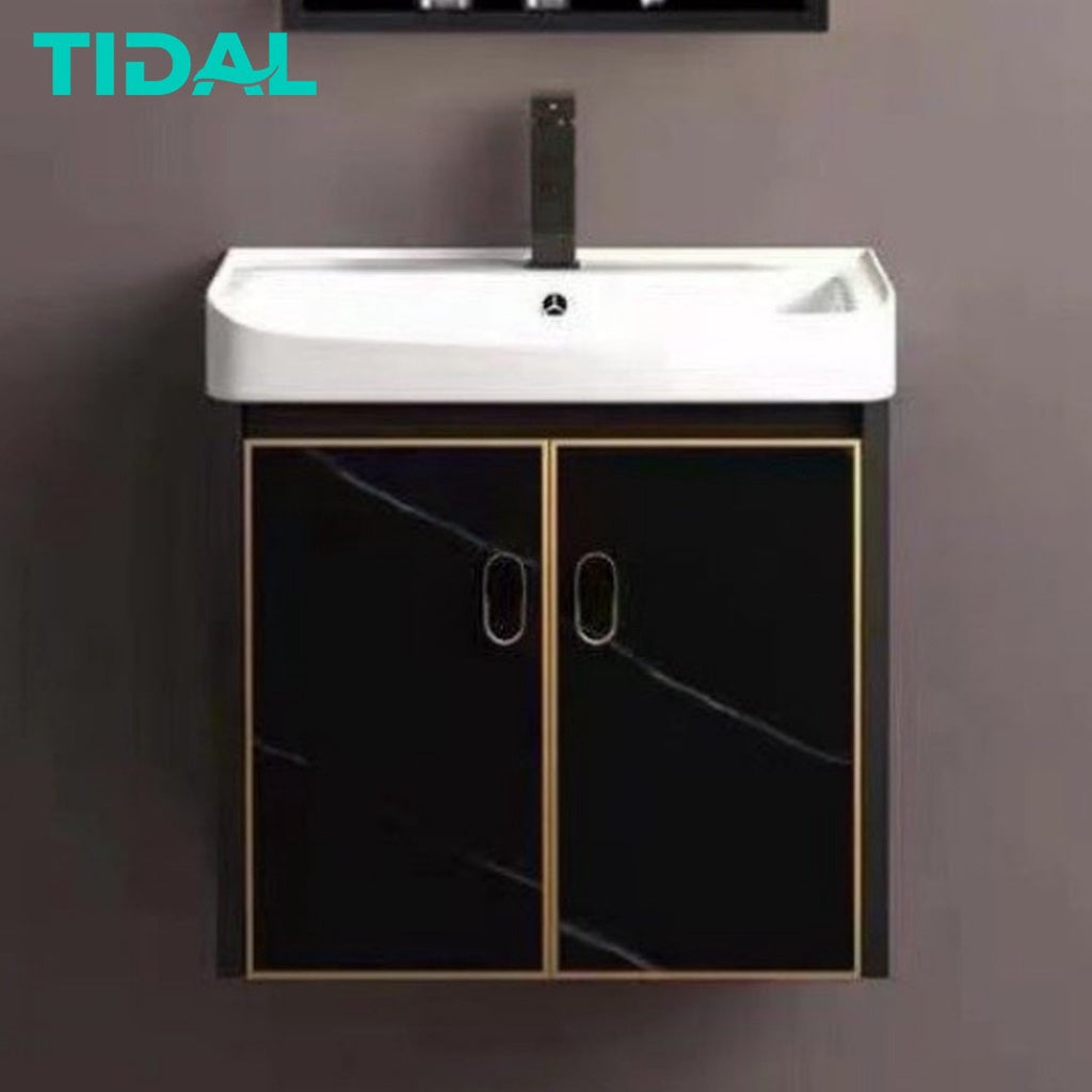 Wastafel Kabinet Modern Minimalis Cermin Kamar Mandi TIDAL TD050