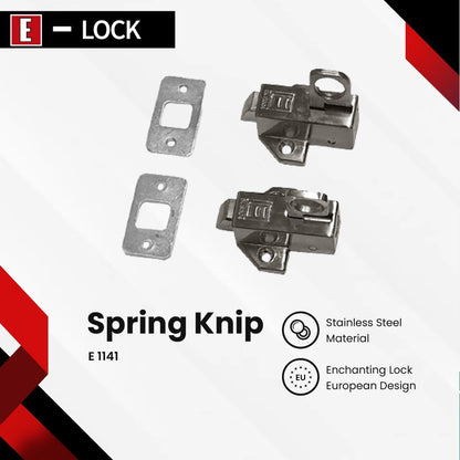 Spring Knip Stainless Elock Europe Enchanting E1141 Kunci Slot / Penutup Jendela