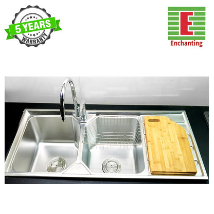 Kitchen Sink Dapur / Bak Cuci Piring Europe Enchanting E1056