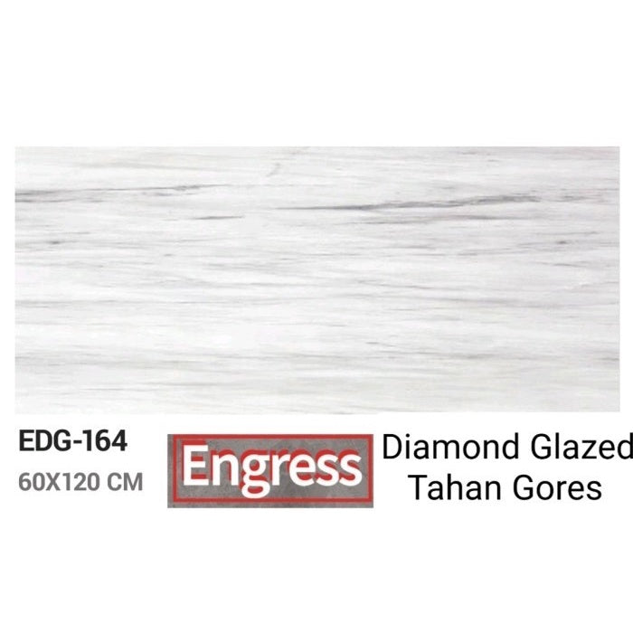 Granite Tile Anti Gores White Marble Carrara Engress 60x120 EDG164