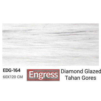 Granite Tile Anti Gores White Marble Carrara Engress 60x120 EDG164
