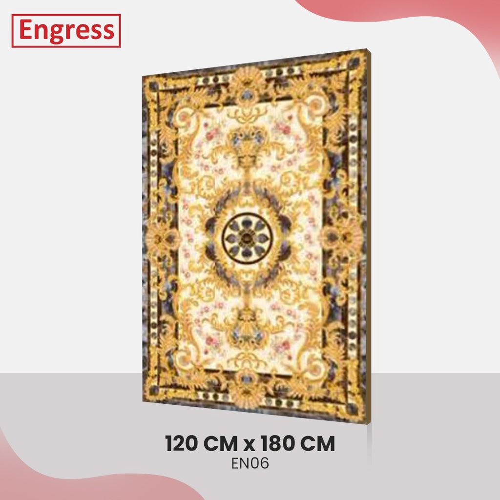 Granite Tile Pola Dekorasi Lantai Engress Ukuran 120x180