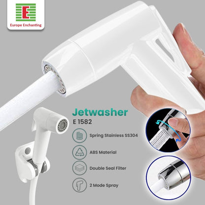 Toilet Shower Jet Washer Europe Enchanting E1572 Dual 2 Spray