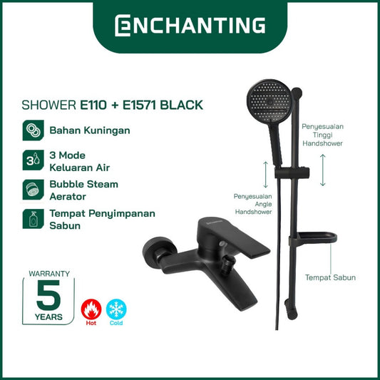 Paket Shower Set Mandi Europe Enchanting E110+E1571