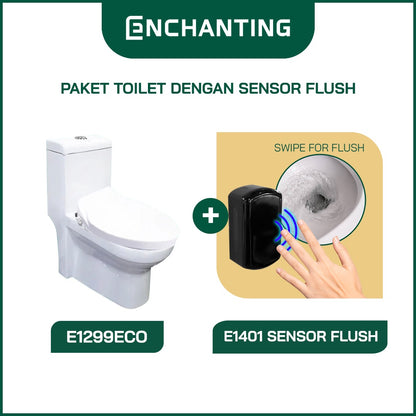 Toilet / Kloset Duduk Europe Enchanting E1299Eco