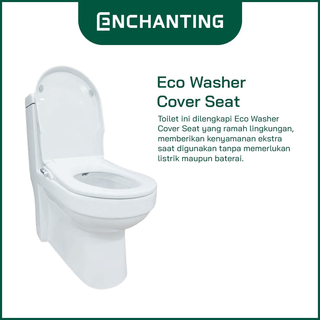 Toilet / Kloset Duduk Europe Enchanting E1299Eco