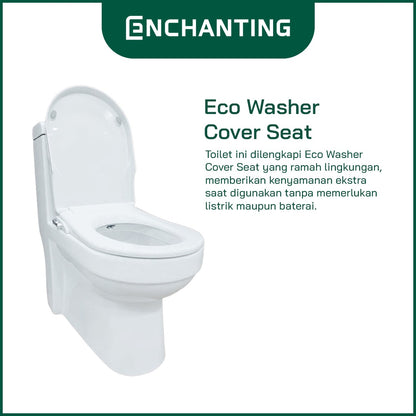 Toilet / Kloset Duduk Europe Enchanting E1299Eco