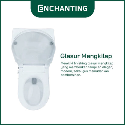Toilet / Kloset Duduk Europe Enchanting E1299Eco