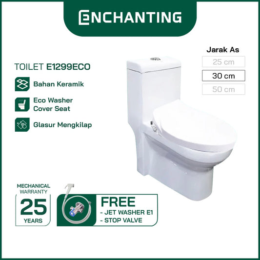 Toilet / Kloset Duduk Europe Enchanting E1299Eco