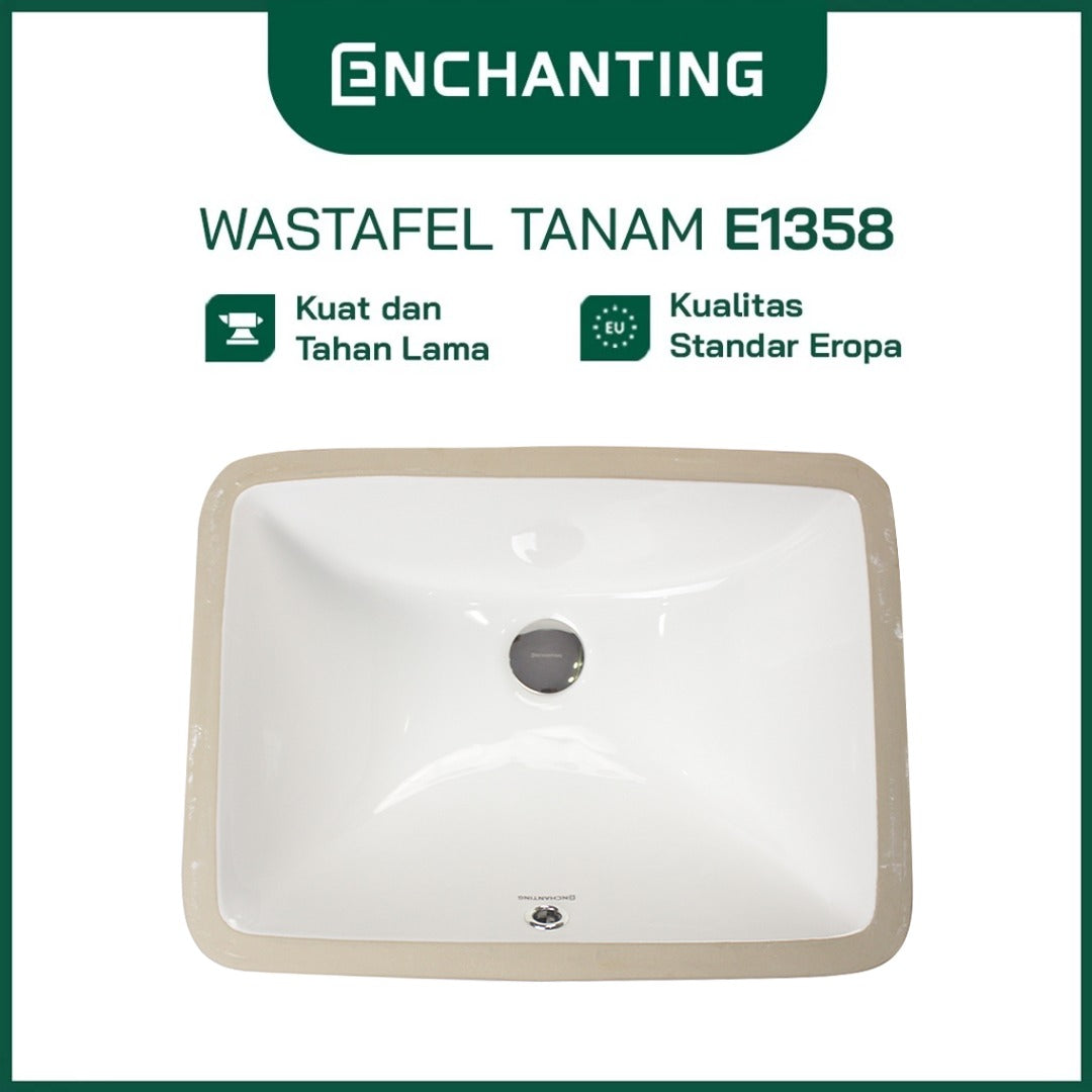 Wastafel Tanam Meja Kamar Mandi Europe Enchanting Enchanting E1358