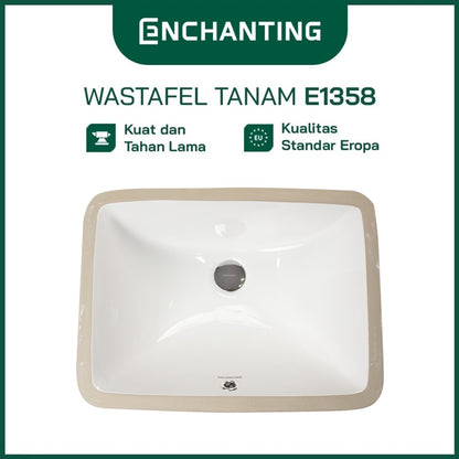 Wastafel Tanam Meja Kamar Mandi Europe Enchanting Enchanting E1358